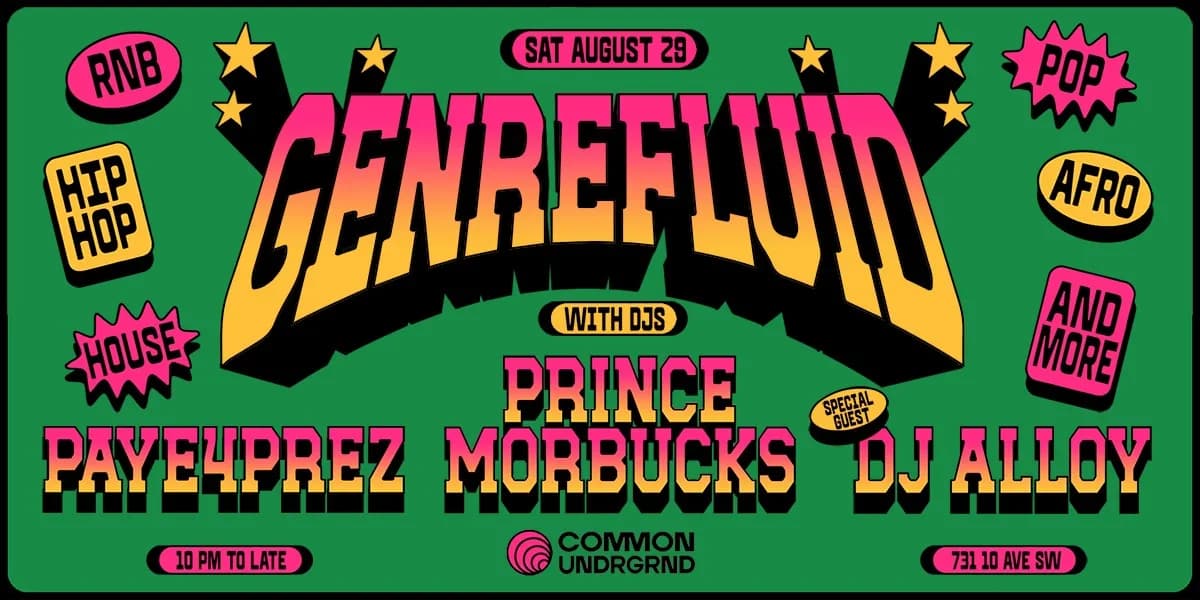 GENREFLUID event poster