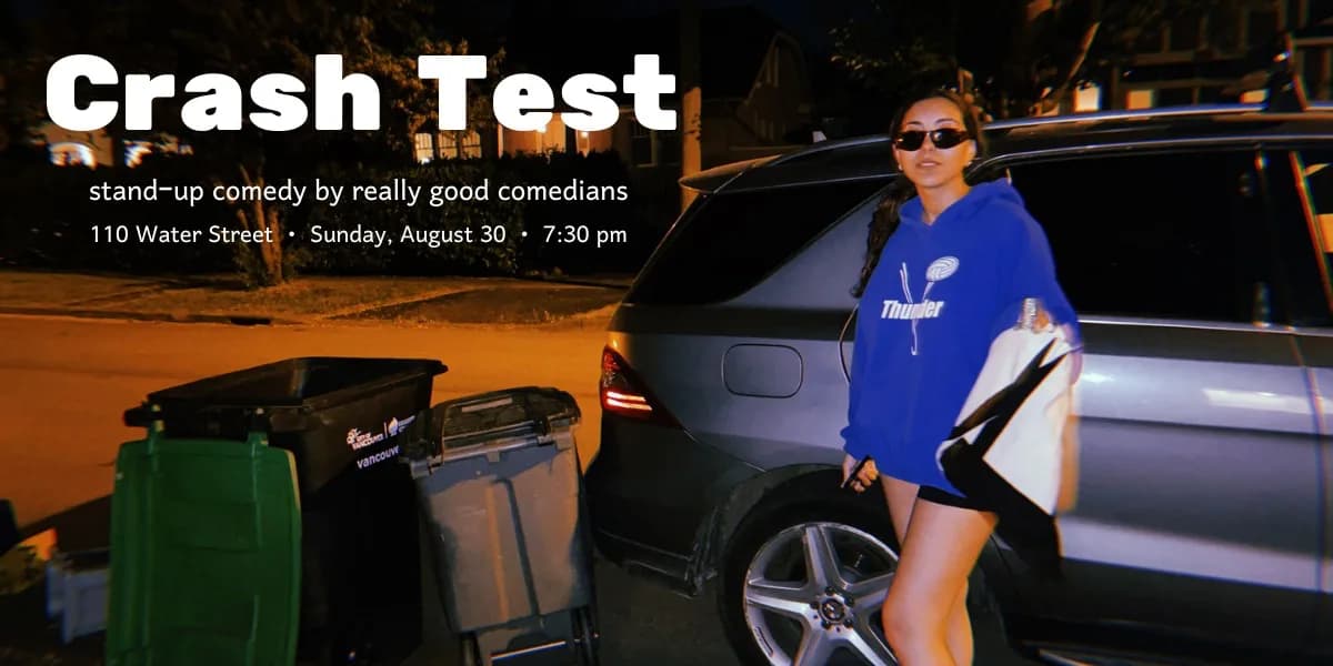 Crash Test: Stand-Up Comedy event poster