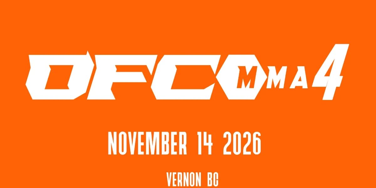 OFC MMA 4 - Okanagan Fighting Championship event poster
