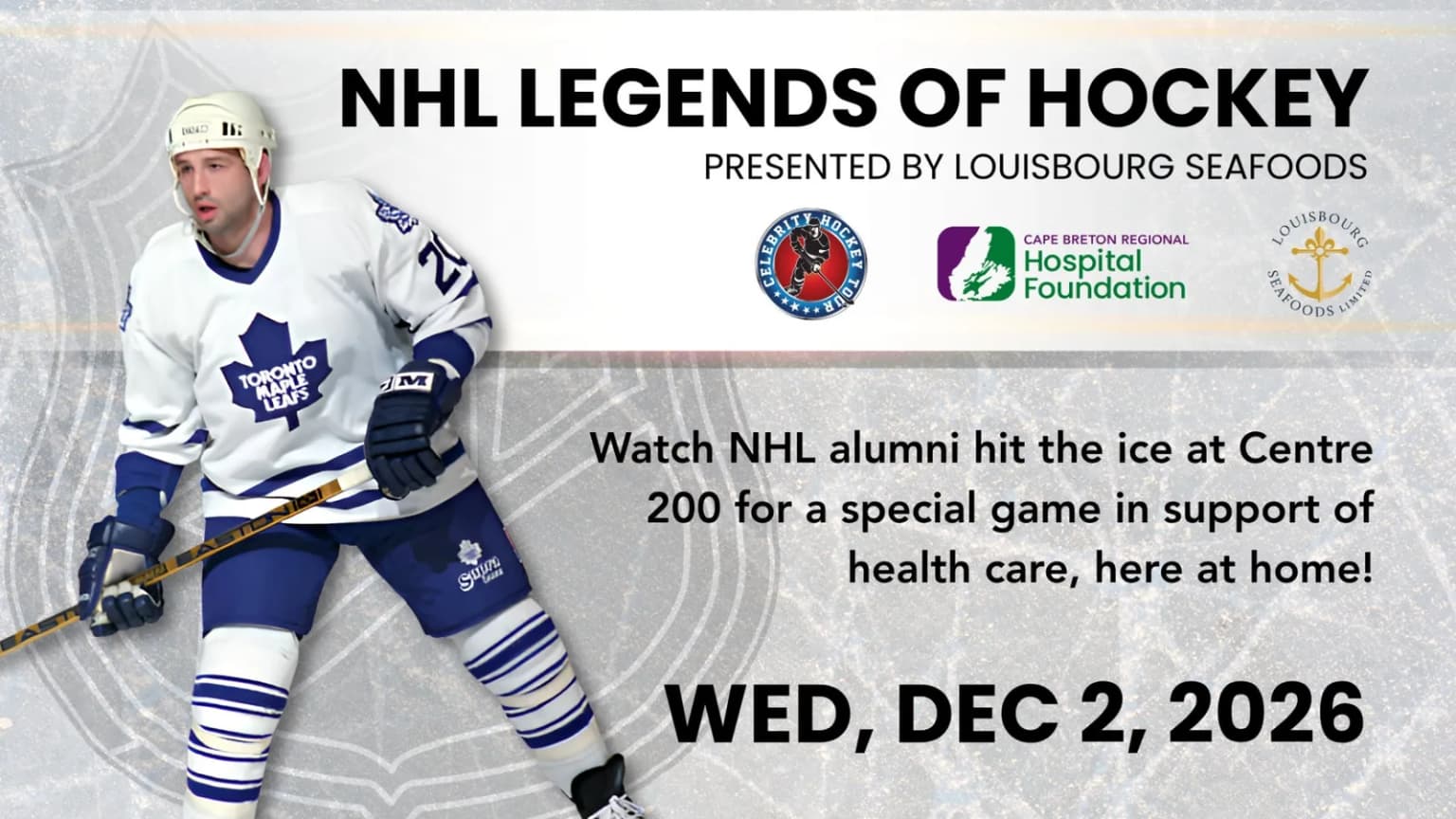 NHL Legends of Hockey Tour event poster