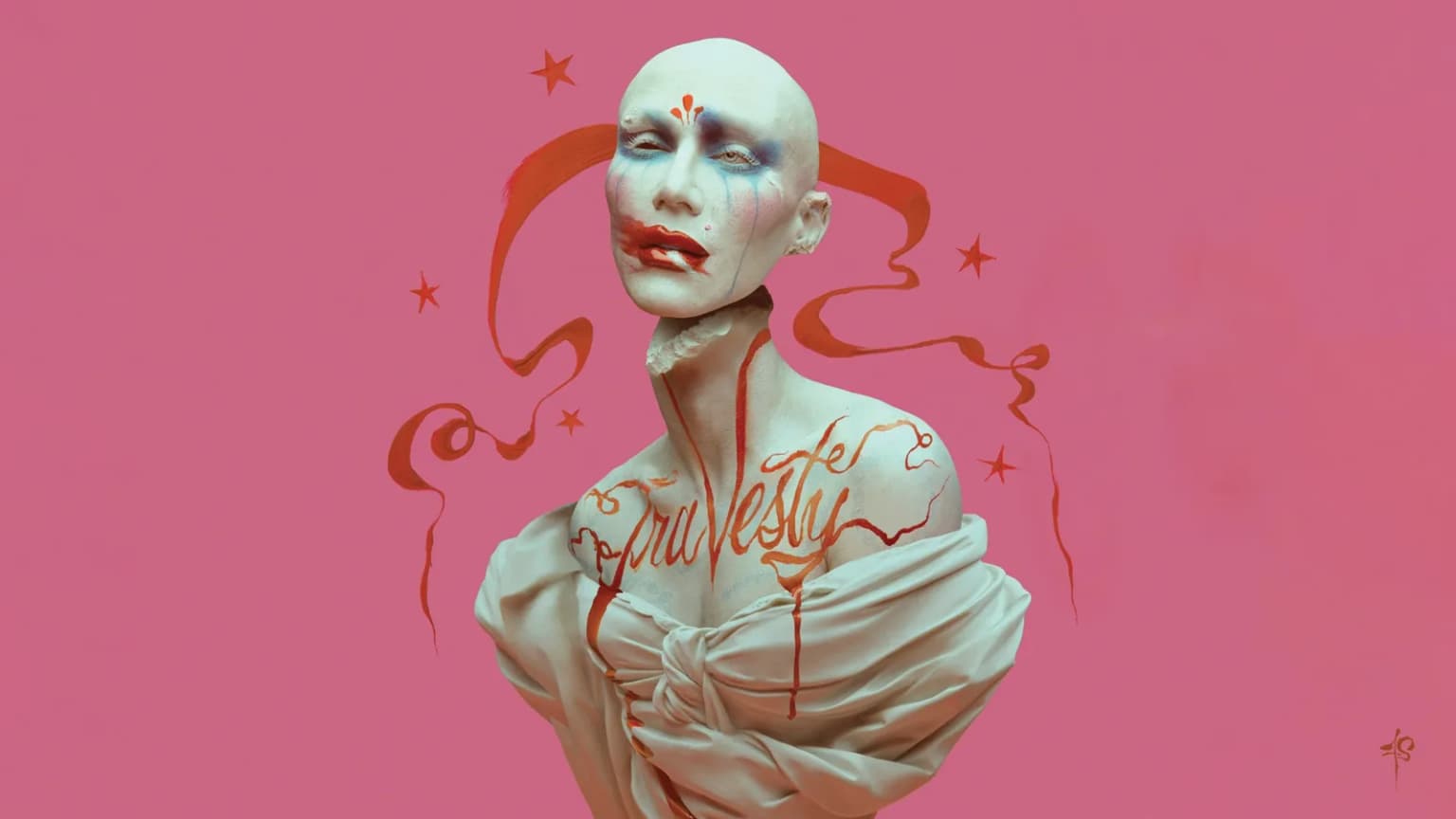 Sasha Velour: Travesty event poster