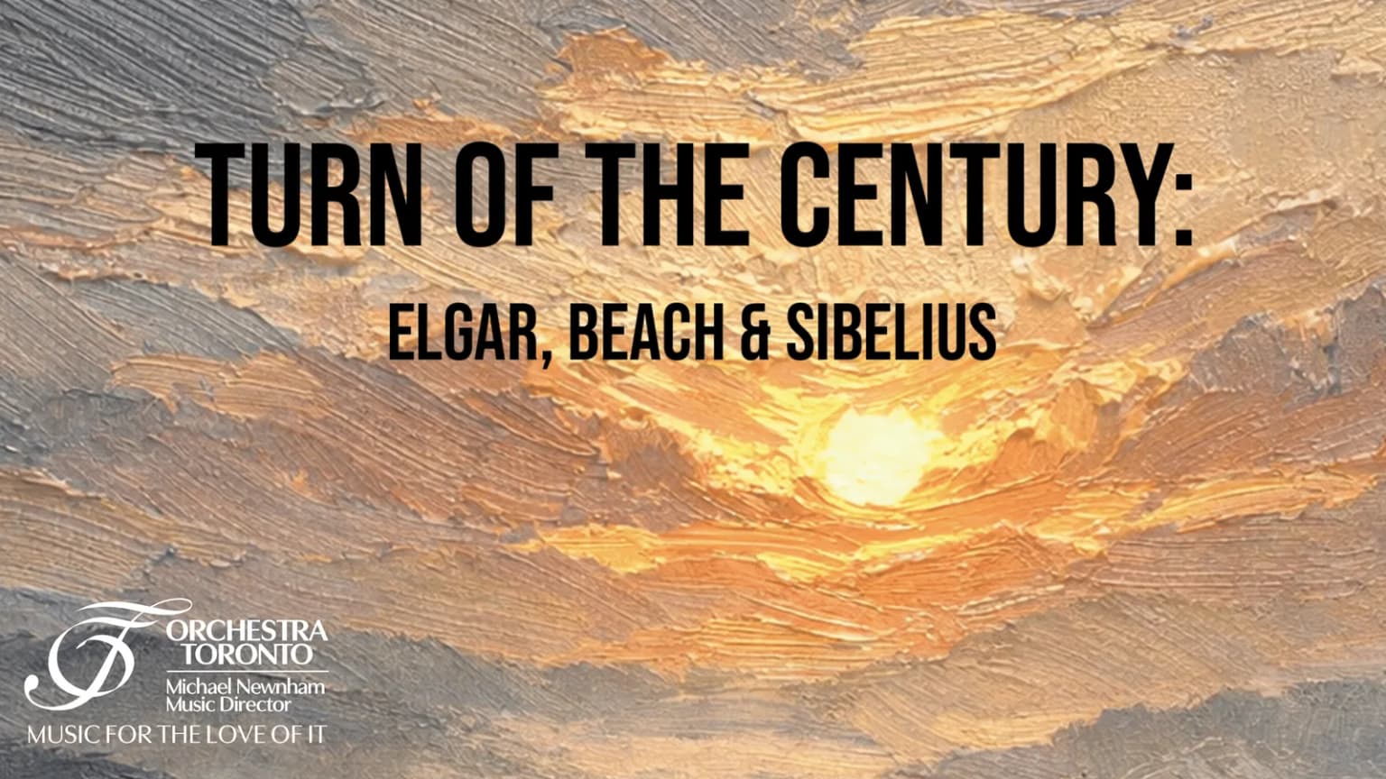 Turn of the Century: Elgar, Beach & Sibelius event poster