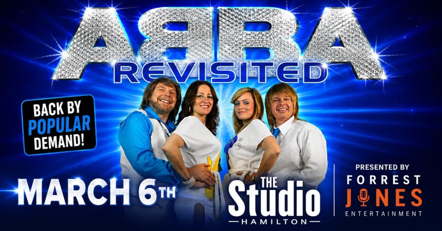 REVISITED - The ABBA Tribute event poster