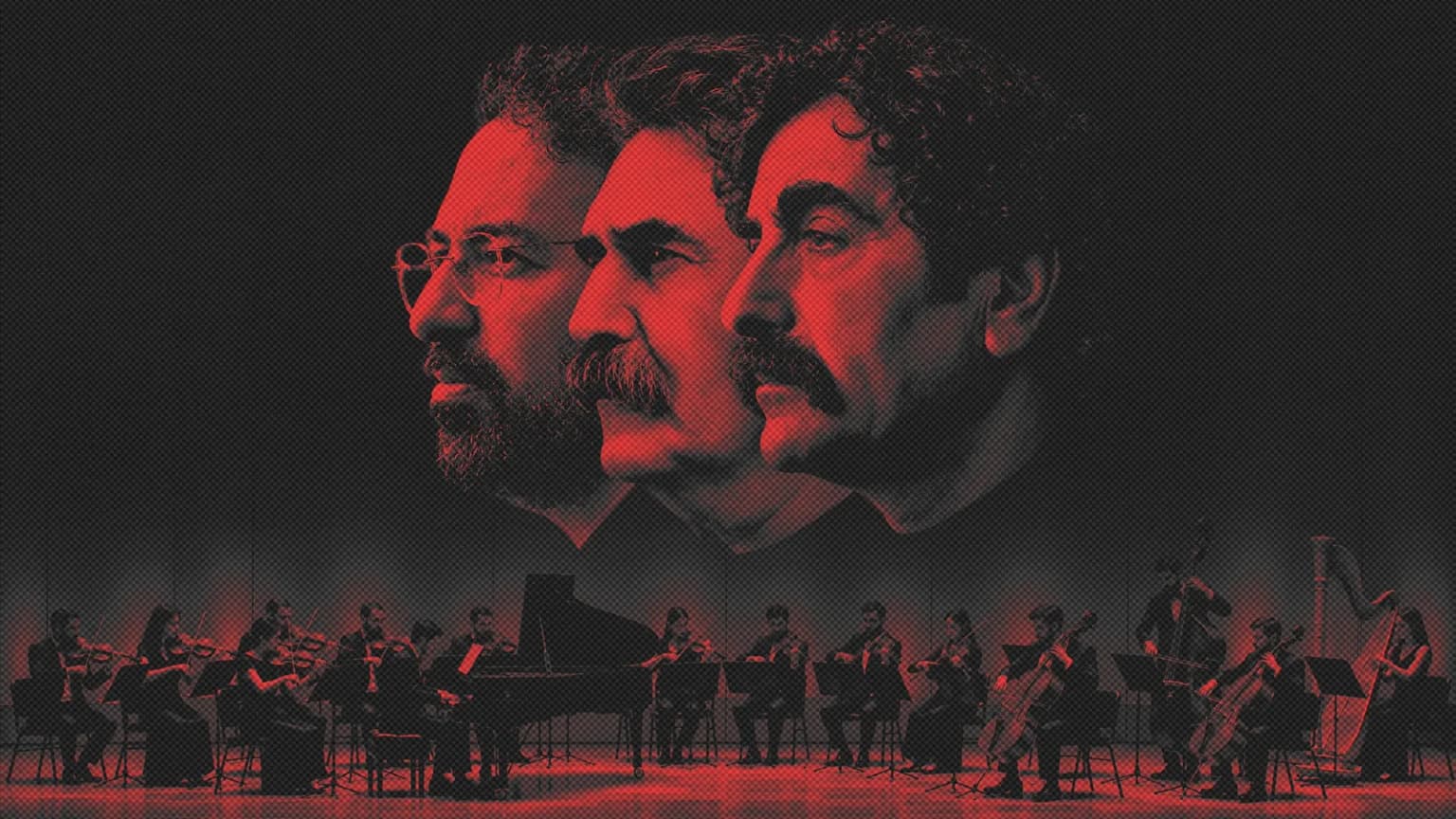 DIYAR: Shahram Nazeri, Kaykhosro Pournazeri & Tahmoures Pournazeri event poster