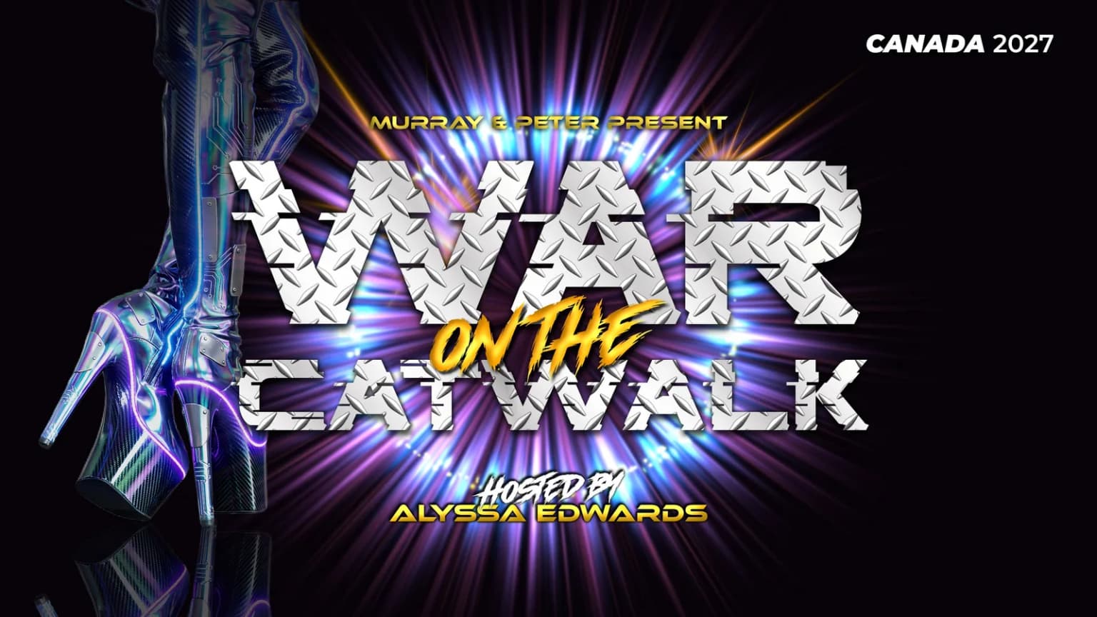 War On The Catwalk event poster