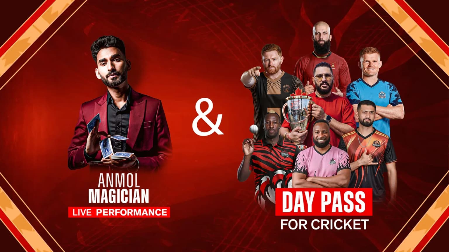 Canada Super60 - 4 Matches + Live Magic Show ft. Anmol Magic event poster