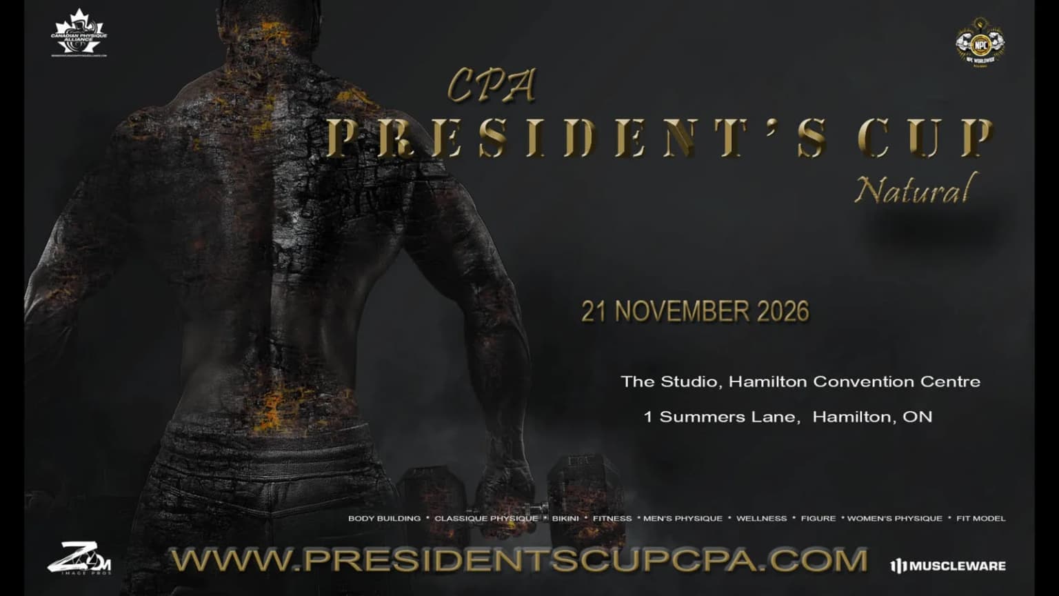 Presidents Cup Naturals - Prejudging event poster