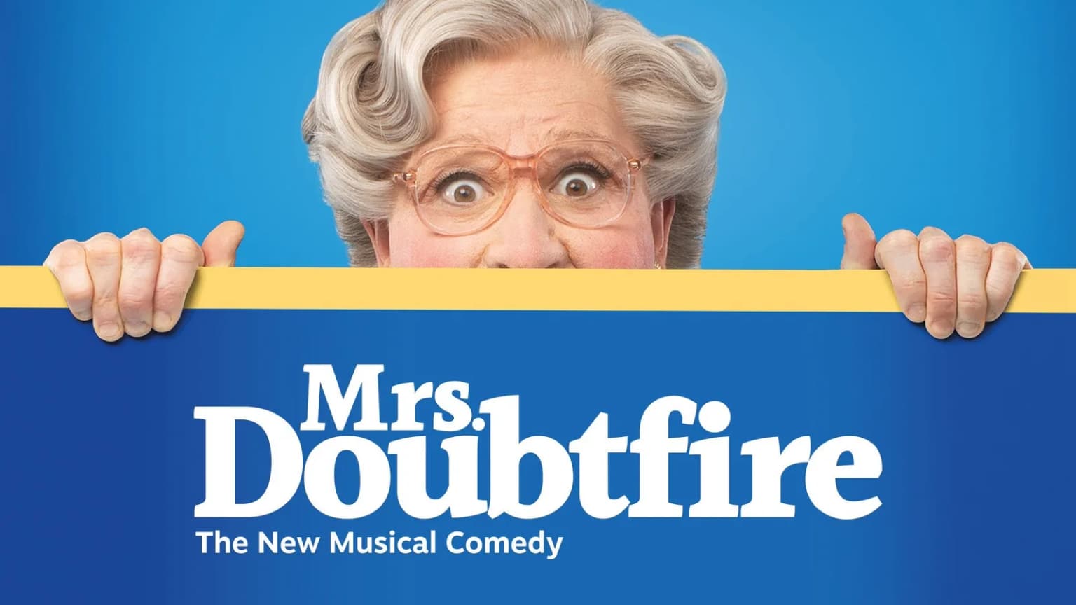 Mrs. Doubtfire event poster