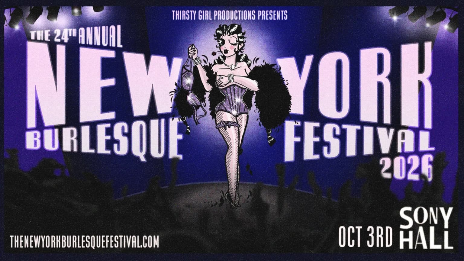 The 24th Annual New York Burlesque Festival event poster
