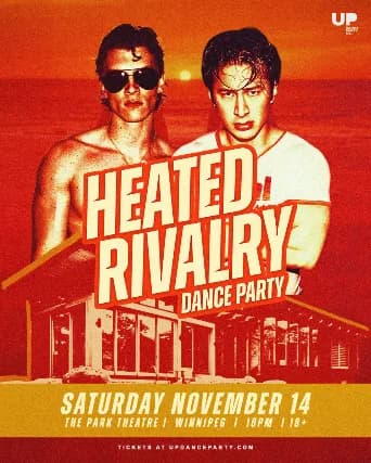 Heated Rivalry Dance Party Winnipeg at Park Theatre - Nov 14 2026 event poster