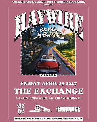 HAYWIRE w/ BÉTON ARMÉ & Guests event poster