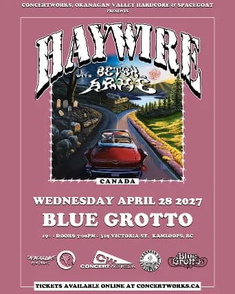 HAYWIRE w/ BÉTON ARMÉ & Guests event poster
