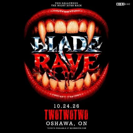 Blade Rave event poster