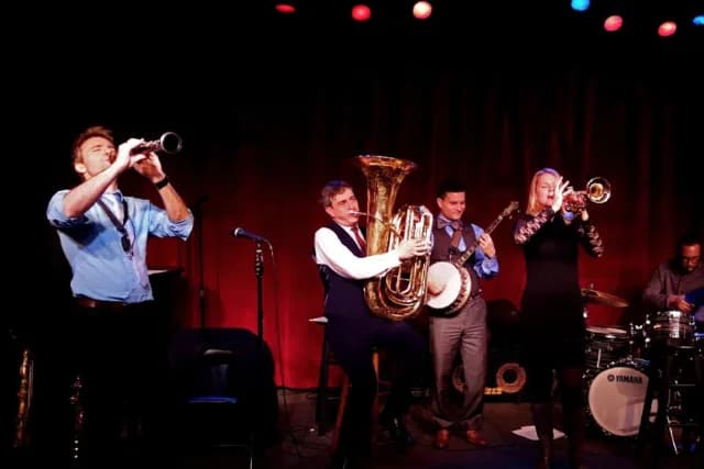 David Ostwald's Louis Armstrong Eternity Band event poster
