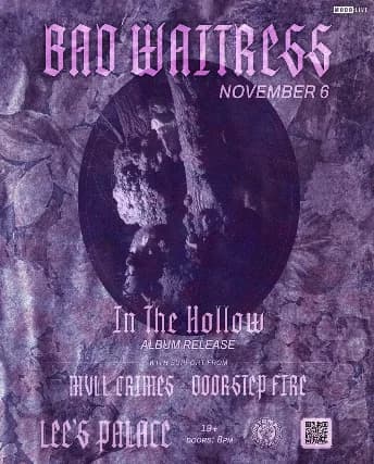 Bad Waitress with Special Guests event poster