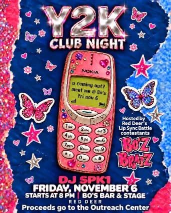 Y2K CLUB NIGHT - BY BOZ BRATZ event poster