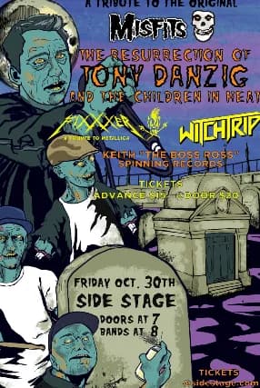 Misfits Tribute | Metallica Tribute | Witchtrip event poster