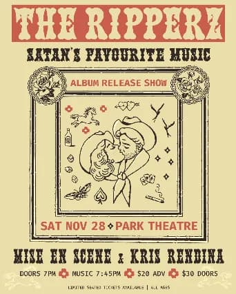 Ripperz Album Release event poster