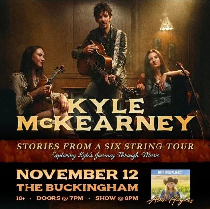 Kyle McKearney’s Stories From A Six String Tour w/ Alex Hughes event poster