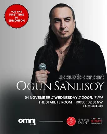 Ogün Sanlisoy/ Acoustic Concert event poster