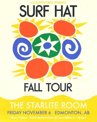 Surf Hat w/ Special Guests event poster