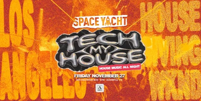 Space Yacht event poster