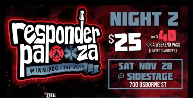 ResponderPalooza Night 2 event poster