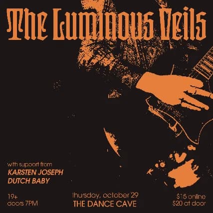 The Luminous Veils event poster