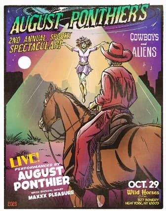 August Ponthier's 2nd Annual Spooky Spectacular event poster