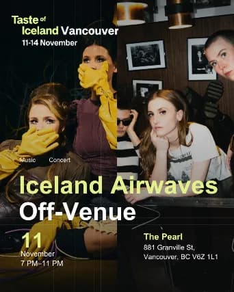 Taste of Iceland presents: Iceland Airwaves Off venue event poster