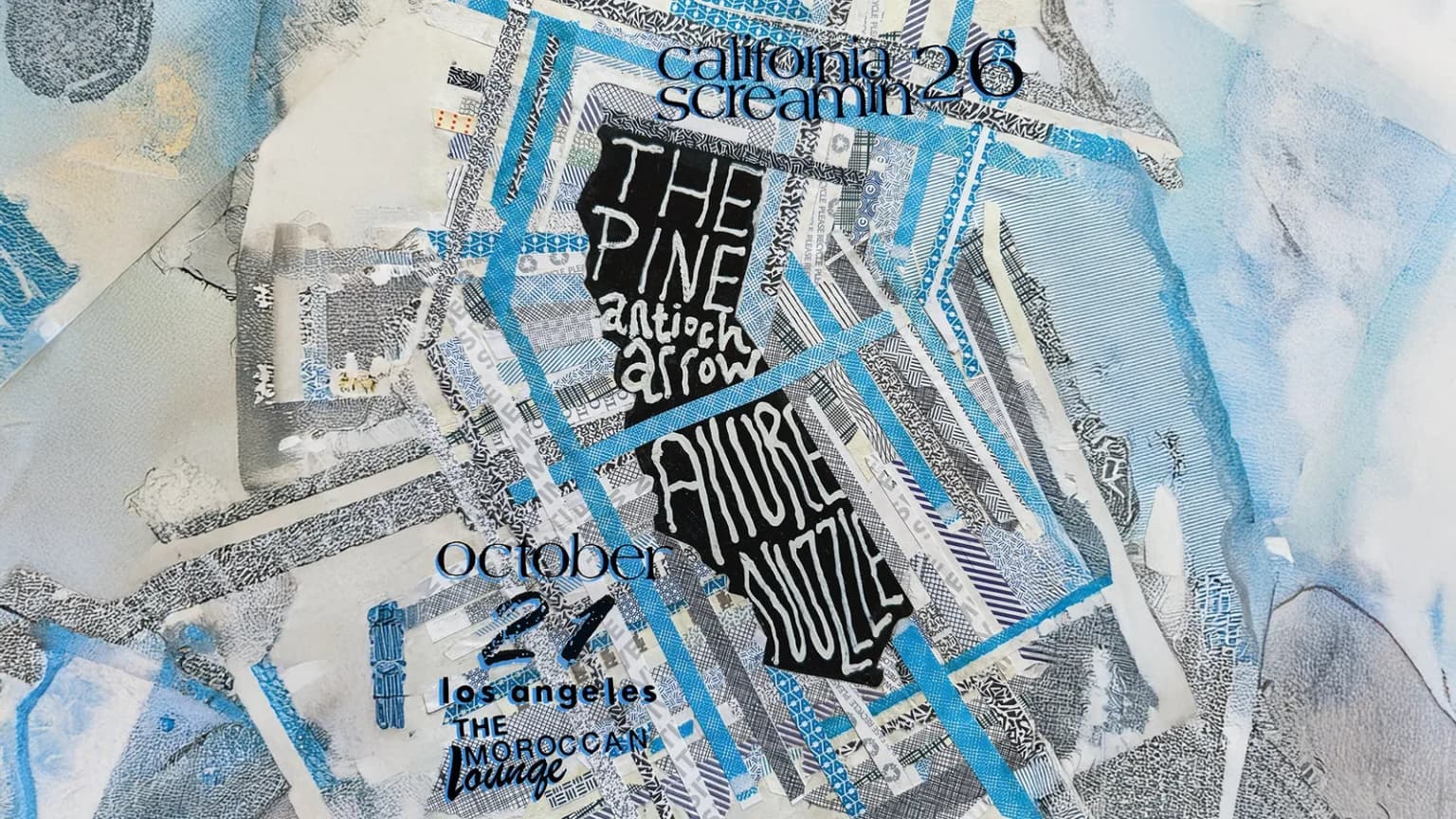 California Screamin ft. The Pine, Antioch Arrow, Allure, Nuzzle event poster