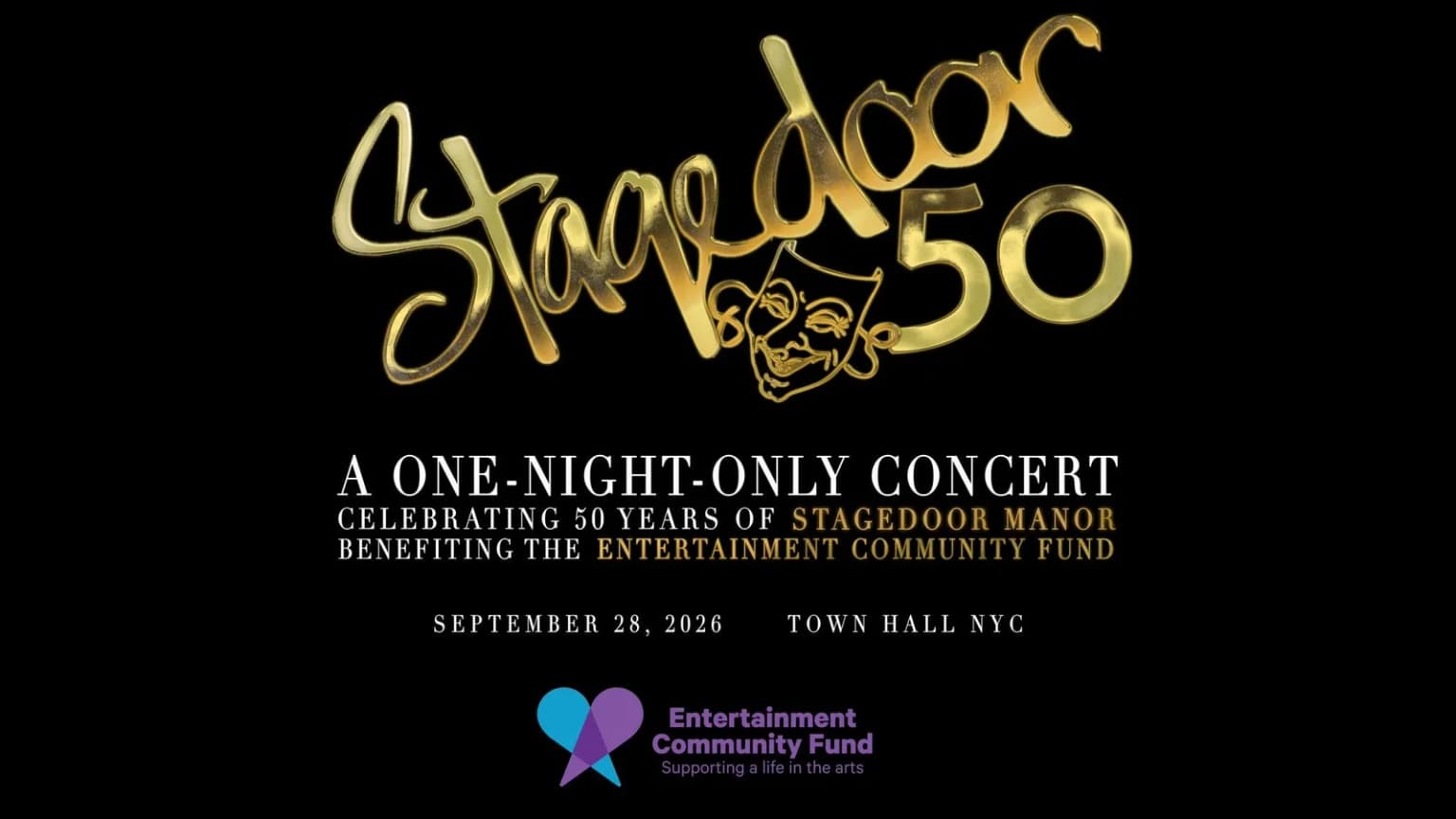 Stagedoor 50: A One Night Only Concert event poster