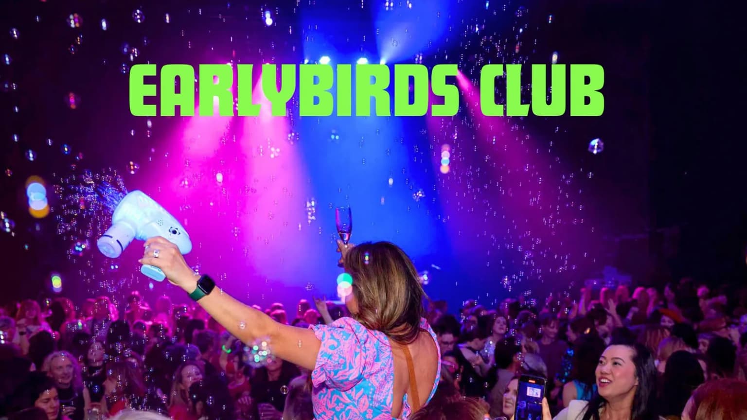 Earlybirds Club 80s + New Wave Night (21 and Over) event poster