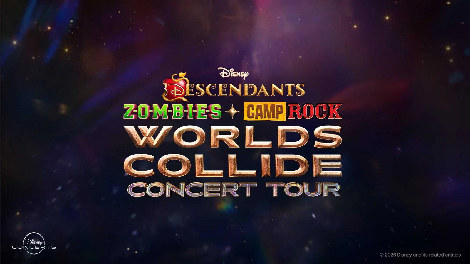 Disney Descendants, ZOMBIES & Camp Rock: Worlds Collide Concert Tour