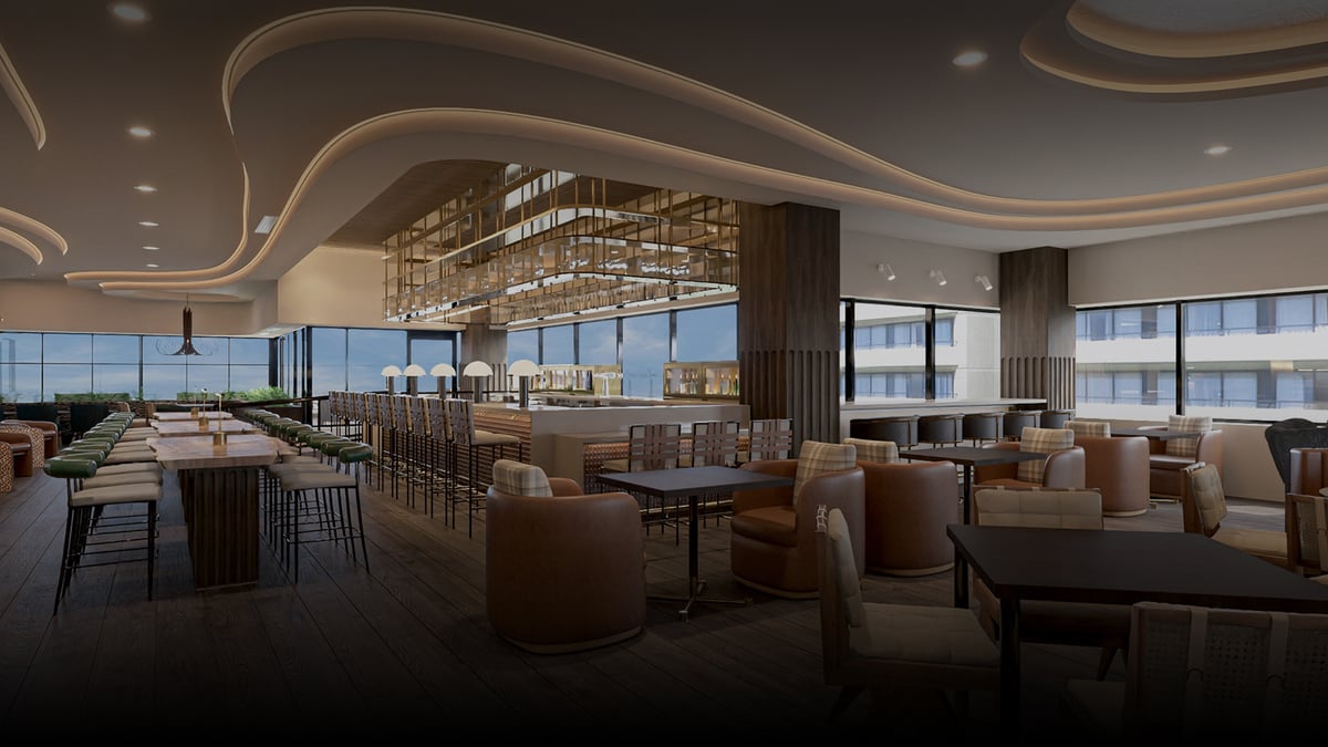Bow & Bend Rooftop food
