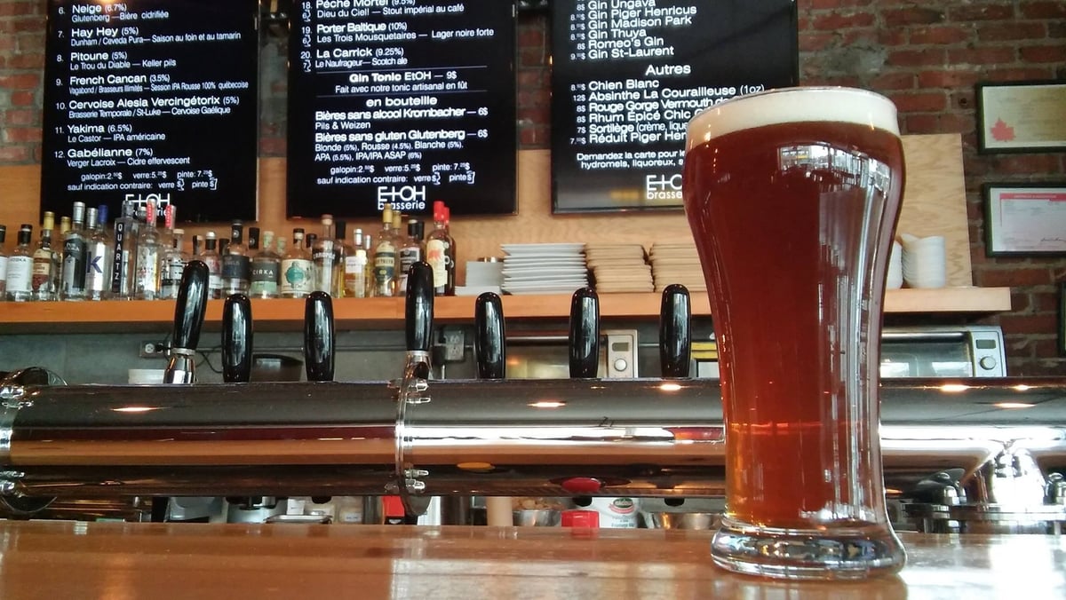 EtOH Brasserie — best craft breweries in Montreal, Spring 2026