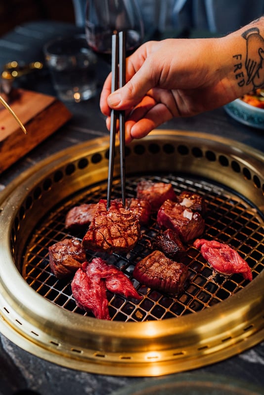 Hana Korean Steakhouse food