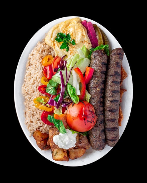 Shawarma Palace food
