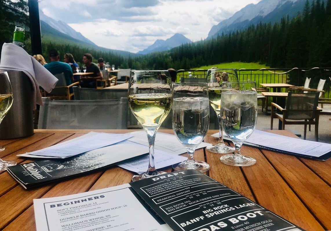 WALDHAUS — best patios in Banff, Spring 2026